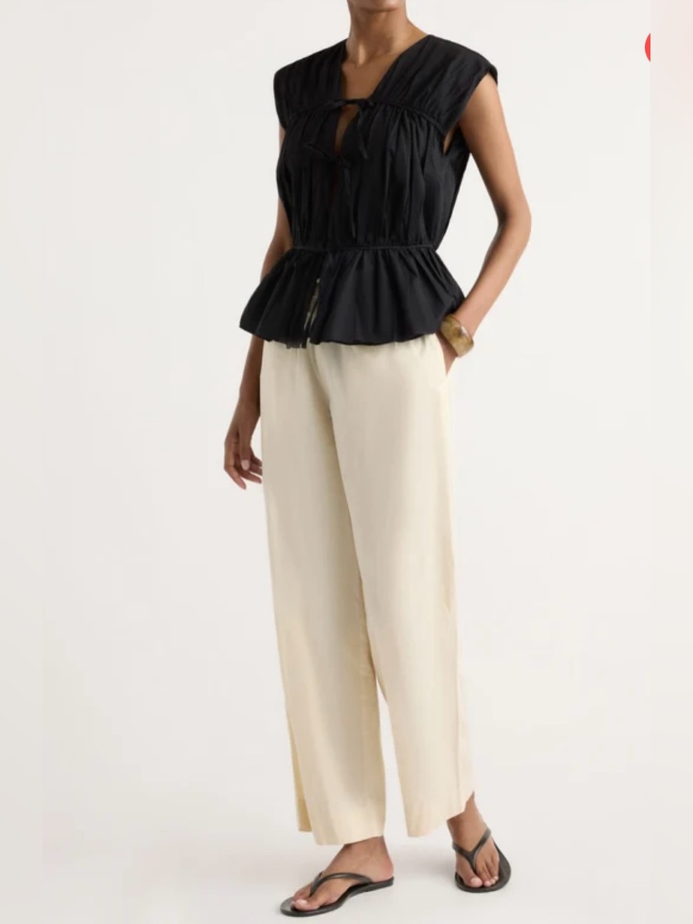 MODERN CITIZEN, Peyton 100% Organic Cotton Pull On Pant, NWT, Size M
